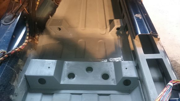 Seat mounting points for the XK seats