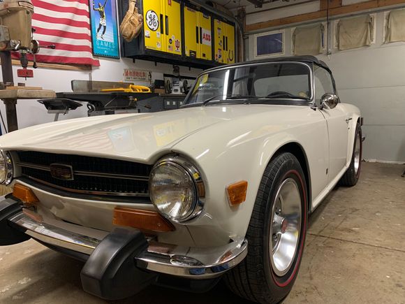 1974 TR6, owned since 1985.