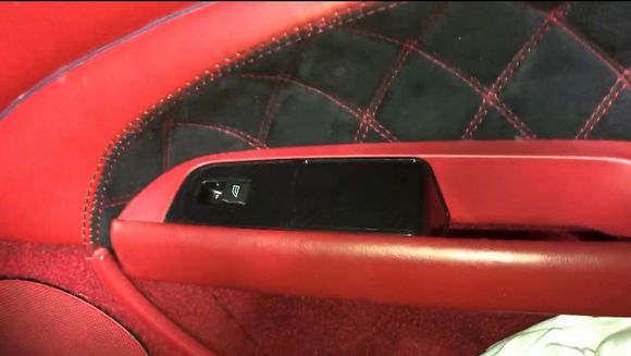 Jaguar XK trim Hyro Dipped door switch carbon fiber