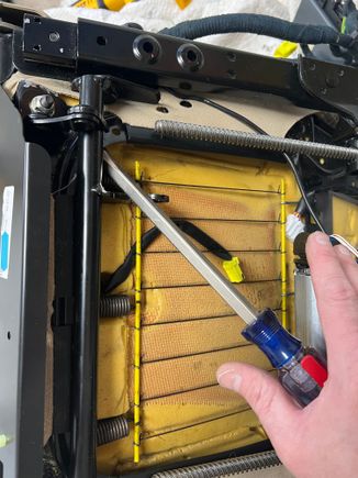 The rear height adjustment level, without the motor and mech.