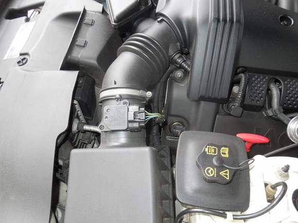 Left side near radiator XJ8