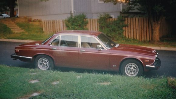 My 1985 Claret XJ6.  My first Jag