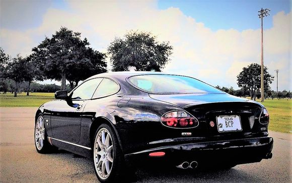 2005 Jaguar XKR Coupe - Black Onyx & Ivory
             20" BBS "Montreal" Wheels -
             Victory Edition LED Taillights