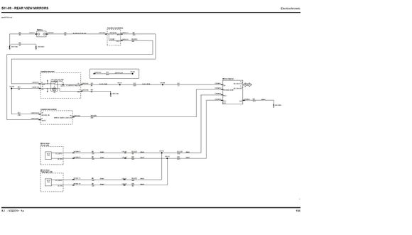 rear view mirror wiring for 2012 XJ