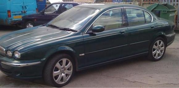 Waiting in the garage forecourt for me.