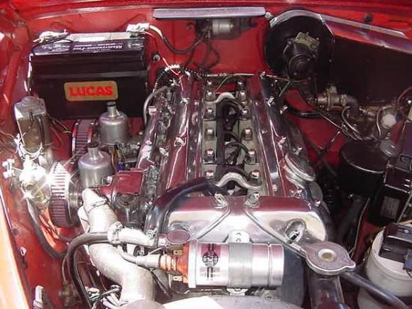 1967 Jaguar Mk2 3.4L engine