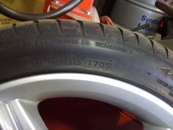 2009 6 3 (5) Bad Riken Date Code.  Who installs walmart tires on this car?