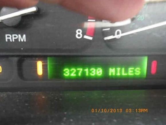 Final odometer Jan 2013