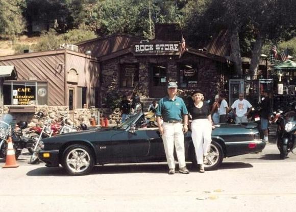 Local rallie with wife Maria, up in the Malibu Hills