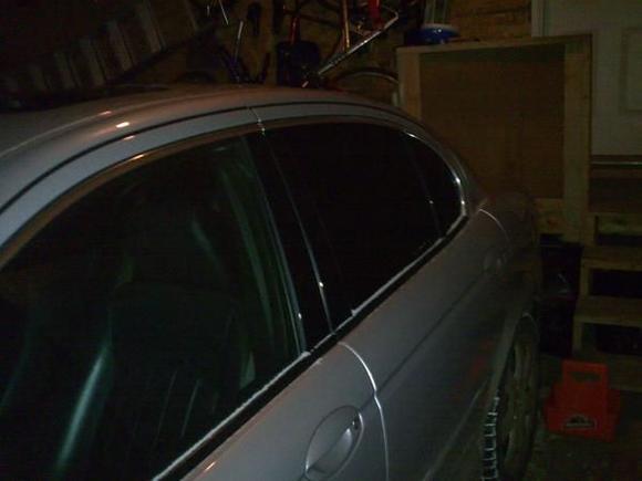 Limo Tinted rear windows