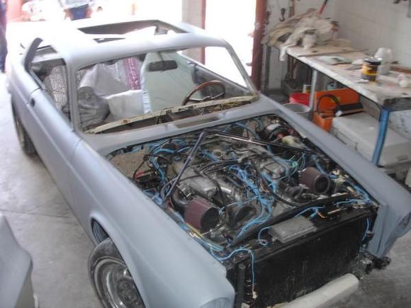 the paint shop is in Nogales, Sonora MX, they are very quick 30 days from start to finish