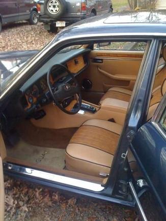 day 1 after 6 weeks of interior work. I was not able to remove driver seat to install the new fabric. I still have no clue how to reach all the bolts on the drivers seat! This was covered in place with a fair amount of cursing