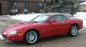 XKR side view - just got it, can't wit for the ice &amp; snow to LEAVE!