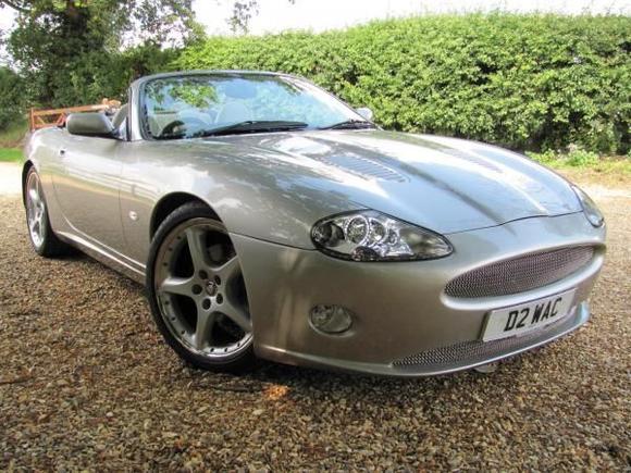 2000 XKR X150 coversion lowered and 20" Detroits fitted