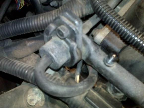 what is this device on the end of the fuel rail?  The hose appears to be going into our out of the throttle body.