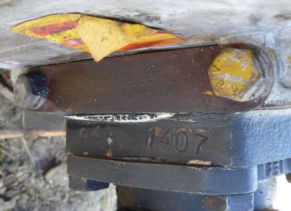 ratio tag, need to clean it up but I think it says 3.86?