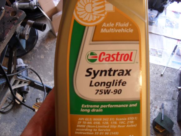 Here's what I used to refill the diff.