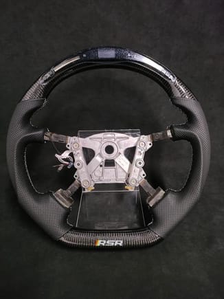 After mods - LAMBORGHINI style steering wheel with shift lights