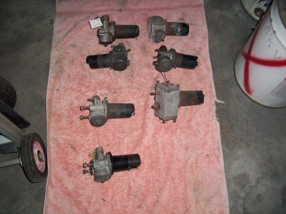 Only some of the discarded SU fuel pumps but not all of them