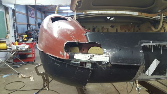 haven't fitted mounting tabs yet-will do once weld in fender