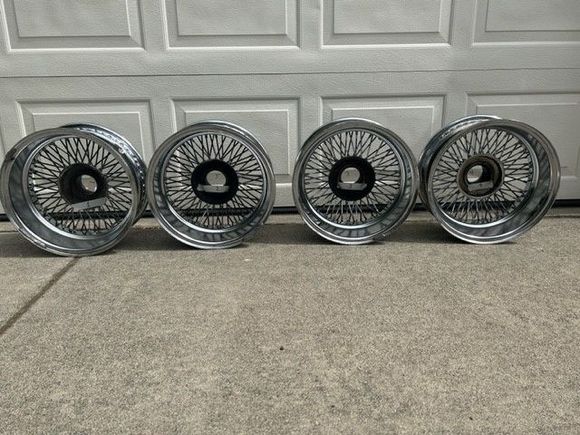 Back of all 4 wheels