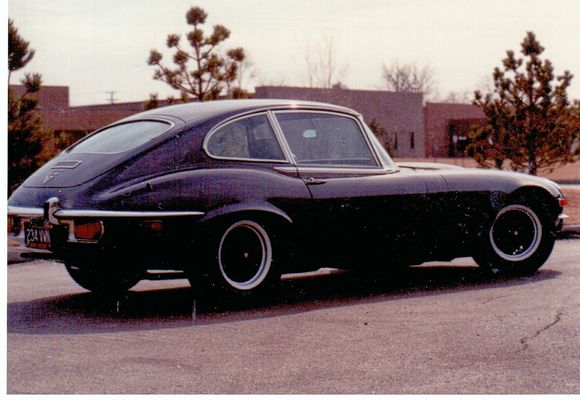 picture of my 2+2 taken in 1986 after restoring the car, fitted with 1986 XJS wheels