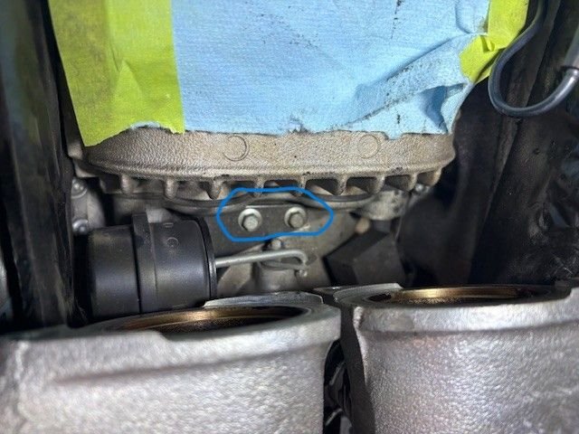 Just remove these to get to the third S/C mounting bolt ?