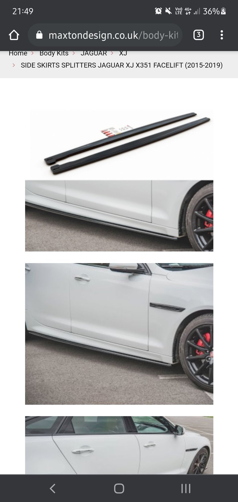 XJL aftermarket side skirts Jaguar Forums Jaguar Enthusiasts Forum