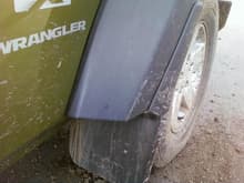 some tuff fenders on the new jk's it took a '02 grand am to put that crease in the fender good thing i get a new one