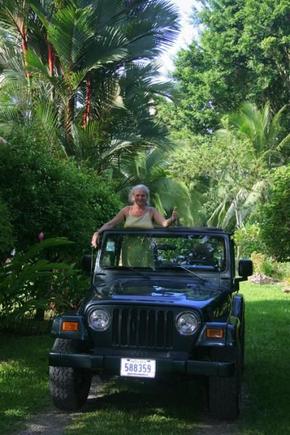 My wife in our &quot;new&quot; 2003 TJ