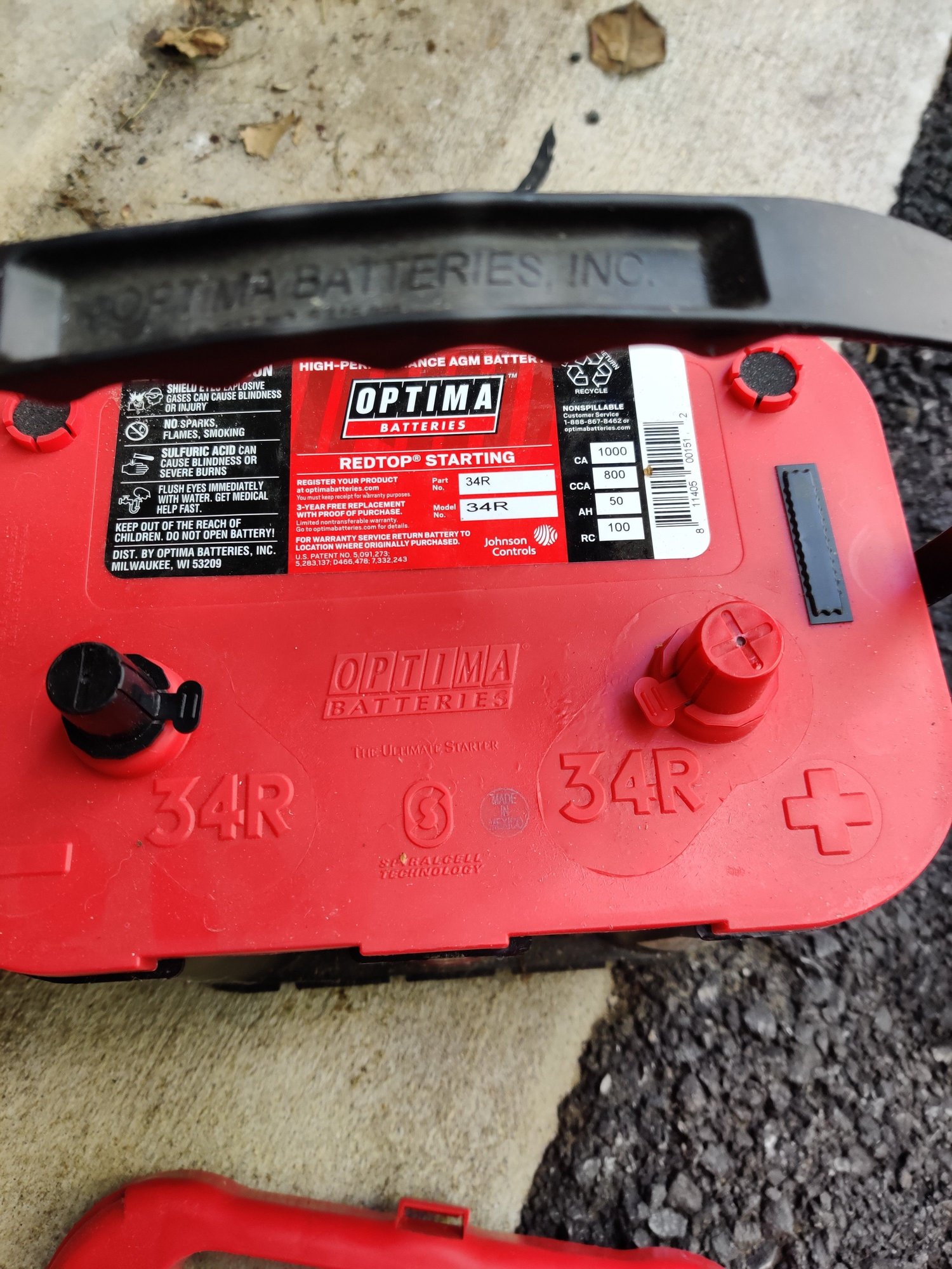 Engine - Electrical - Brand New Optima REDTOP - New - 2012 to 2018 Jeep Wrangler - Severna Park, MD 2114+, United States