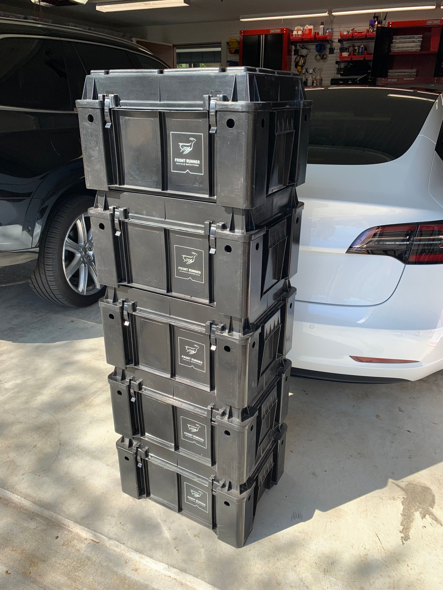 Front Runner storage boxes, free if you pick them up The top destination for