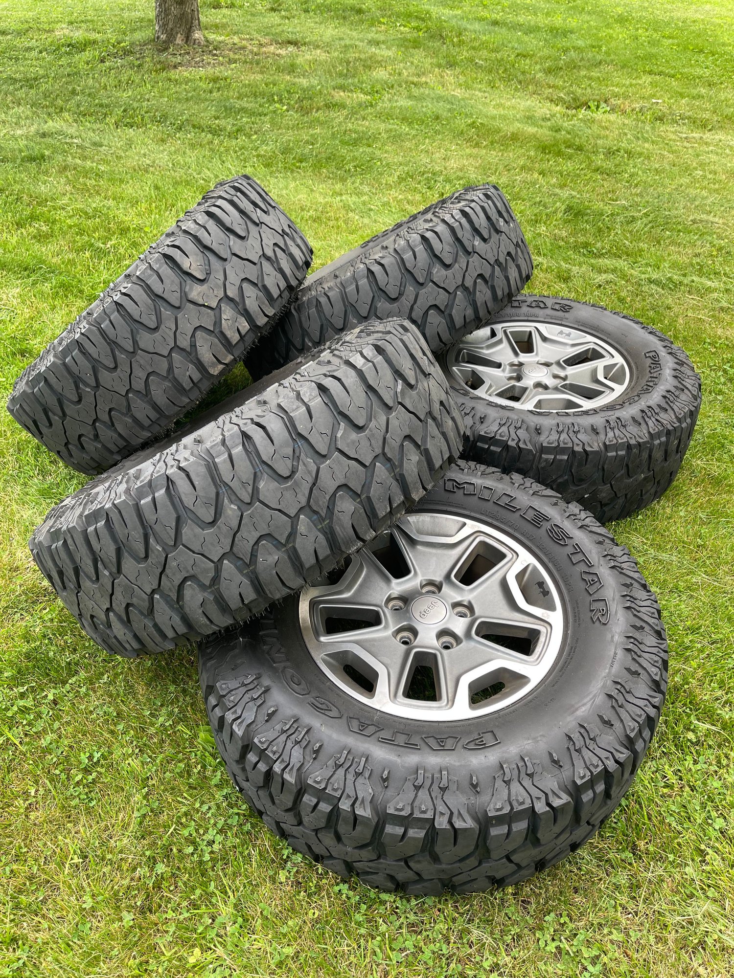 Wheels and Tires/Axles - JK Rubicon Wheels and Milestar Patagonias - Used - All Years  All Models - Trenton, NJ 08620, United States