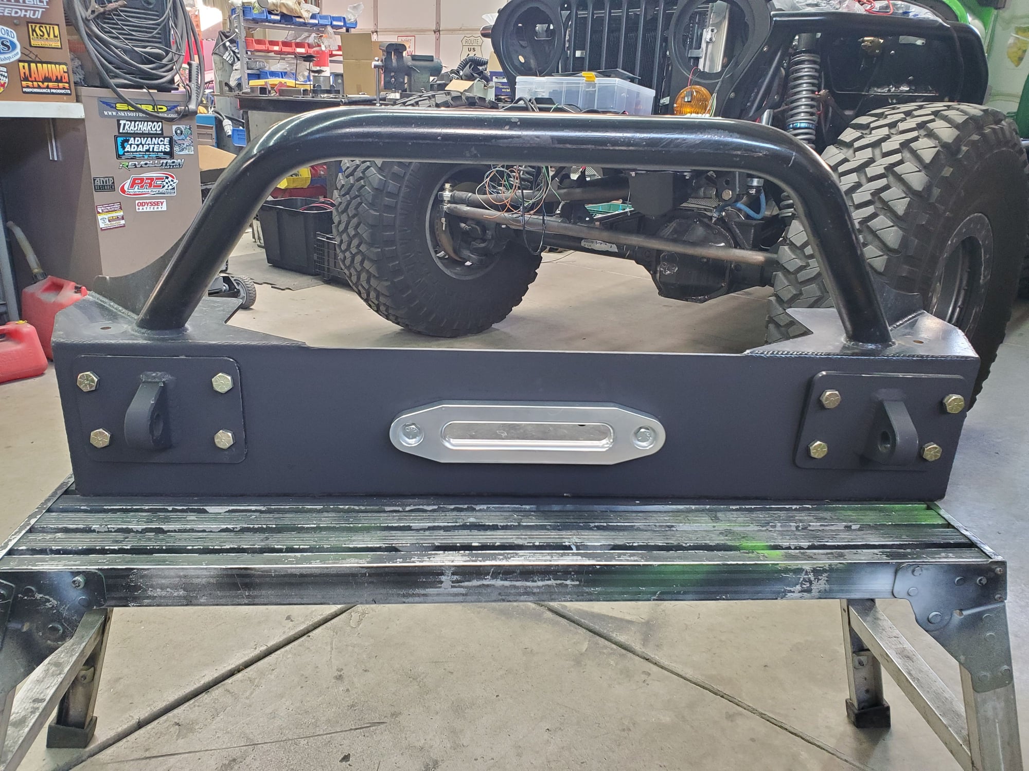 Exterior Body Parts - Jeep JK/JL/JT winch bumper - Used - 2007 to 2023 Jeep Wrangler - Wellington, NV 89444, United States