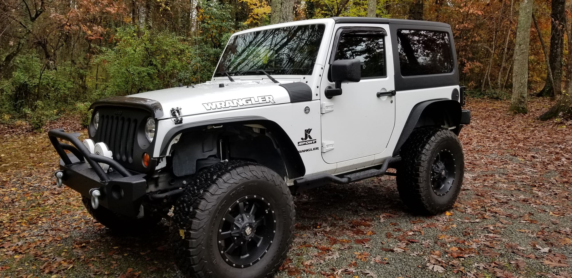 2013 Jeep Wrangler - Wrangler JK Sport - Used - VIN 1C4AJWAG9DL623492 - 66,500 Miles - 6 cyl - 4WD - Automatic - SUV - White - East Flat Rock, NC 28726, United States