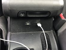 If you have a 2010 like me there is no usb female so i made mine. I bought a new headunit for my jku, there were 2 usb ports for it. One for apple carplay the other for android 