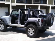 Jeep doors off