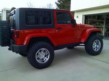 New wheels and tires 35 BFG KM2