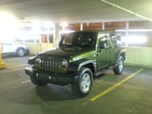 First day at job with my Jeep :)