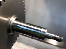 Nice and shiny, love having a lathe.