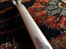 sanded smooth the sharp edged gouge.