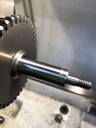Nice and shiny, love having a lathe.