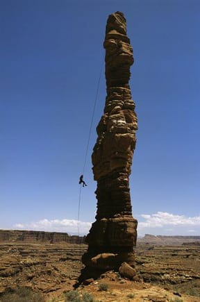 I'm never going to do that climb again! Southern Utah  1997