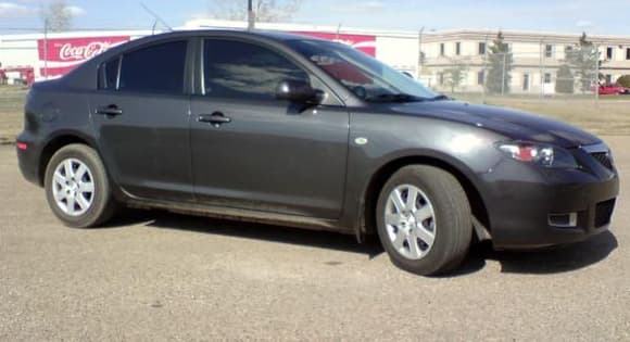 New Mazda 3, just had the windows tinted