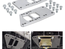 Has anyone used these style swap mount plates on any of their builds? Just curious if they adapt to stock engine mounts from the original 4cylinder engine…