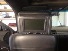 Head rest tv