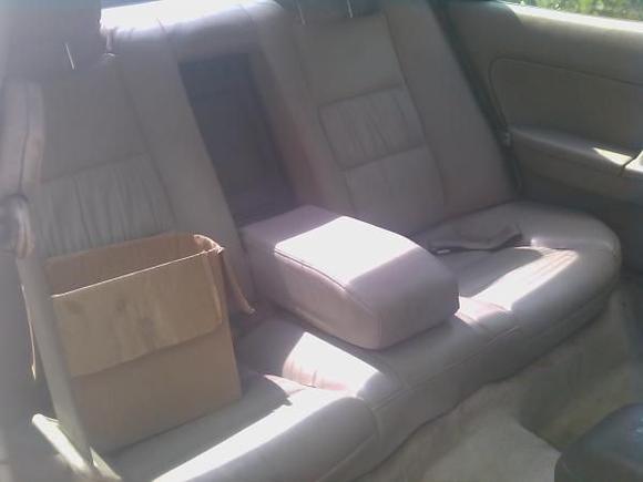 Back seats from a 2001
