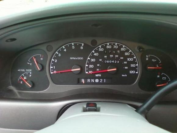 Dash - been the same since 1998.....   Kinda wish they updated it a little.....   Can't beat 60,000 miles for the price though, :).