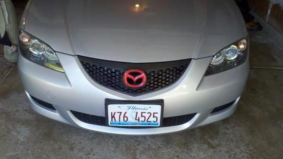 Freshly painted emblem.