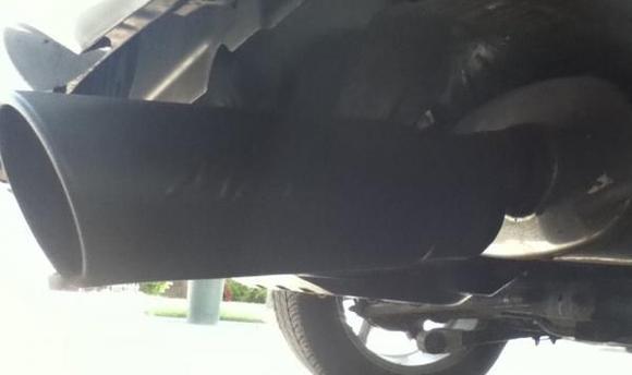 mbrp black exhaust tip extension